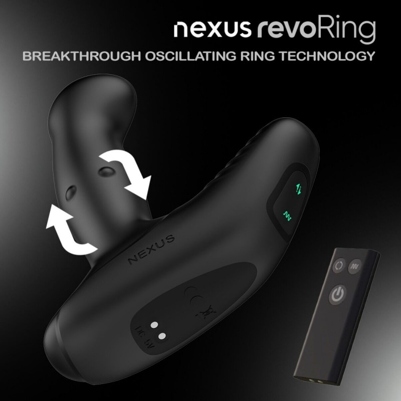 Масажер простати Nexus Revo Ring - в контексті використання, стилізоване фото