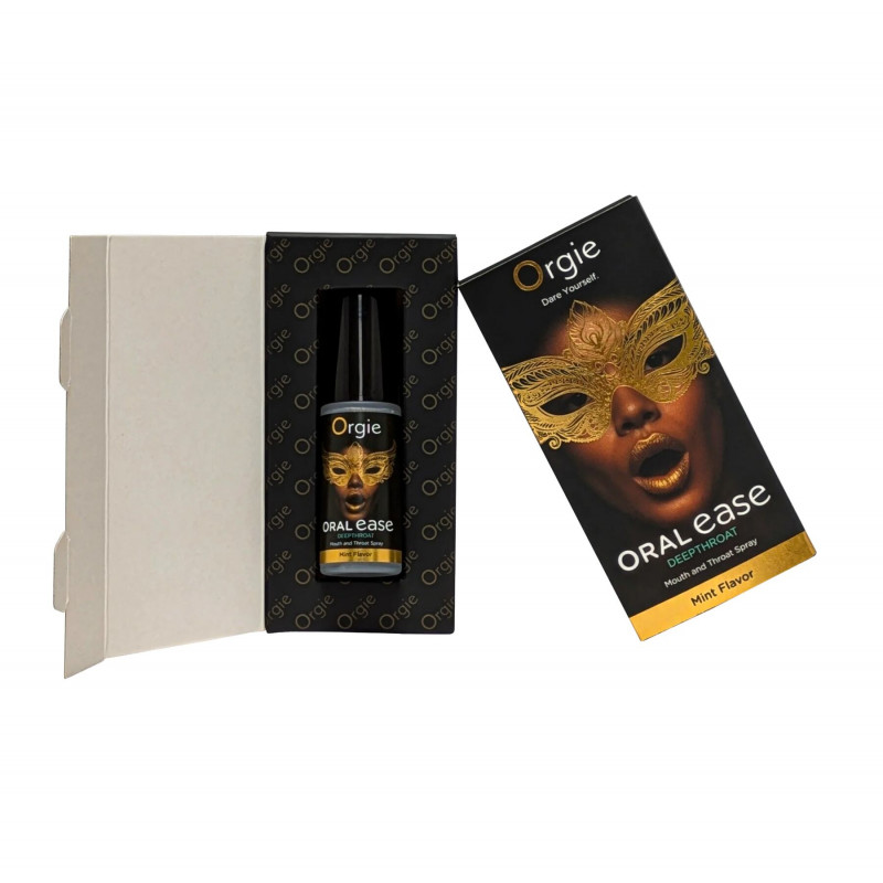 Спрей Orgie Oral Ease Deepthroat 15 мл м'ятний - демонстрація