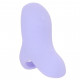 Вібратор FUZU Sensa Skin Activated Fingertip Vibe – Pastel Purple, вид збоку, демонструє ергономічну форму