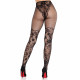 Колготки Leg Avenue Dahlia Lace Tights, вид збоку, демонструють посадку та крій