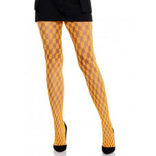 Колготки Leg Avenue Eyelet Net Tights Neon Orange One Size — Keks-Hub