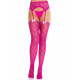 Упаковка колготок-панчох Leg Avenue Heart Garterbelt Stockings One Size Magenta