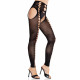 Упаковка колготок Leg Avenue Seamless Opaque Footless Suspender Hose One Size Black, що підкреслює бренд та модель
