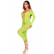 Упаковка бодістокінгу Leg Avenue One Size Neon Green - брендований пакет, стильне пакування