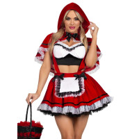 Костюм Червоної Шапочки Leg Avenue Flirty Miss Red Top & Skirt L