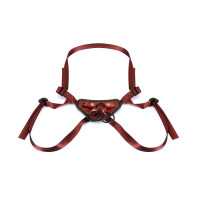 Трусики для страпона Liebe Seele Wine Red Strap-on Harness