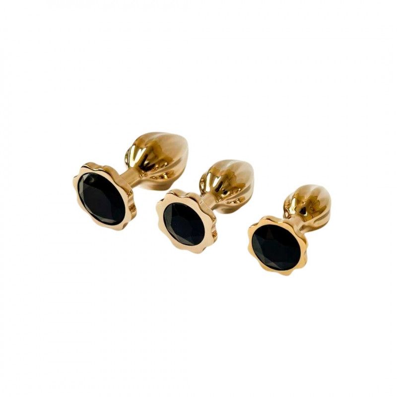 Упаковка набору анальних пробок LOCKINK YEAHWOW Nympho Butt Plug Set, стильний дизайн