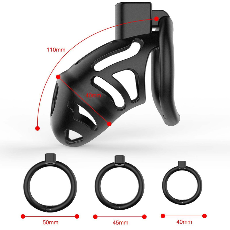 Замок та механізм кріплення клітки цнотливості LOCKINK SEVANDA Plastic