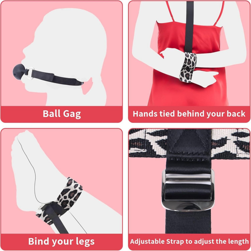 Упаковка БДСМ-набору LOCKINK YEAHWOW Armbinder Restraint Set: елегантна та дискретна