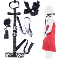 БДСМ-набір LOCKINK YEAHWOW Armbinder Restraint Set Чорний