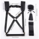 Деталі дизайну BDSM-набору LOCKINK YEAHWOW Black Doggy Style Saddle Set: стильний чорний колір