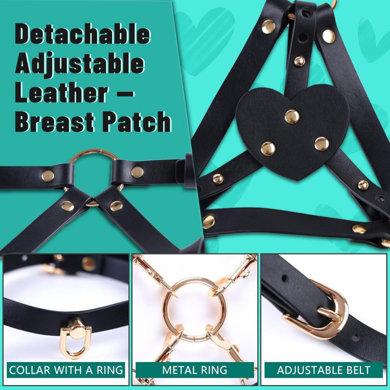 Текстура матеріалу БДСМ-набору LOCKINK YEAHWOW Forced Nadu, приємна на дотик