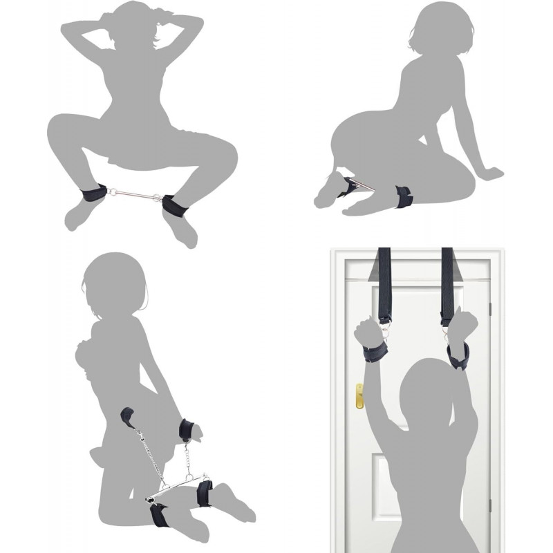 БДСМ-набір LOCKINK YEAHWOW: детальний вигляд кріплення Door Swing