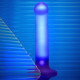 Дилдо Strap-On-Me Glow-LED Dildo Purple - M в контексті використання (демонстрація масштабу)