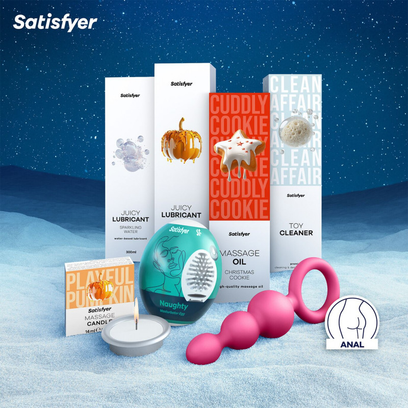 Детальний вигляд одного з предметів у подарунковому наборі Satisfyer Deluxe Advent Calendar 2025, що показує його текстуру та якість