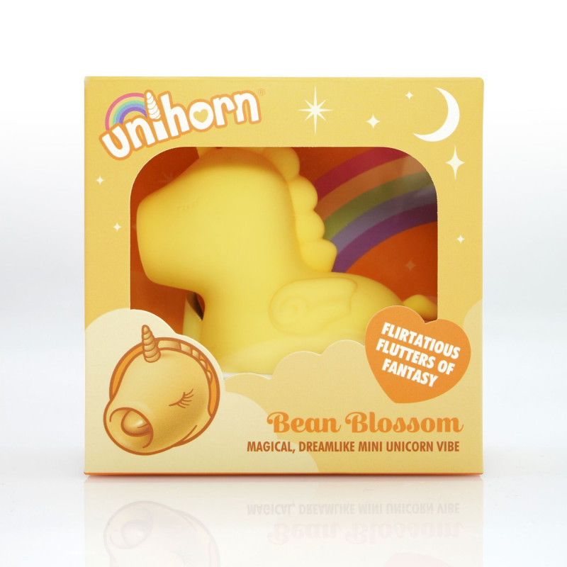 Детальний вигляд пульсуючого язичка вібратора-єдиноріжки Unihorn Bean Blossom