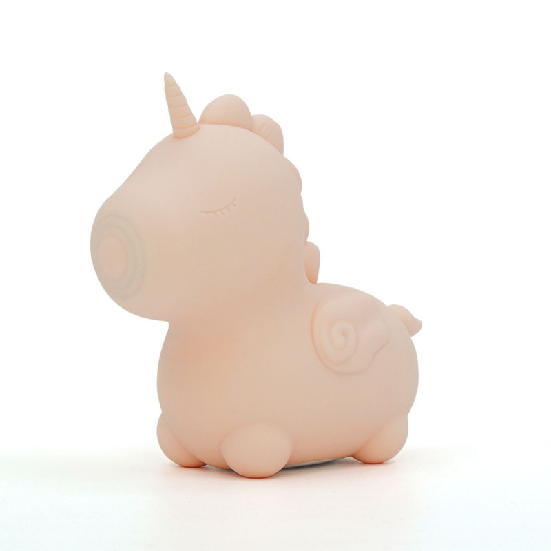 Вібратор-єдиноріжка Unihorn Heart Throb, вид збоку, демонстрація вигнутої форми