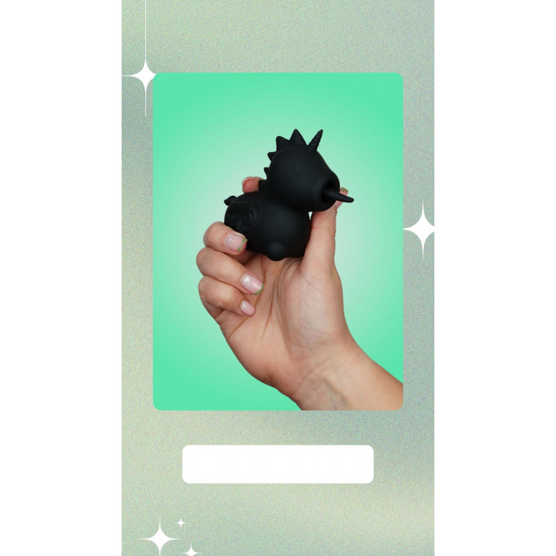 Силіконова текстура вібратора Unihorn Wild Spirit Єдиноріжка, гладка поверхня