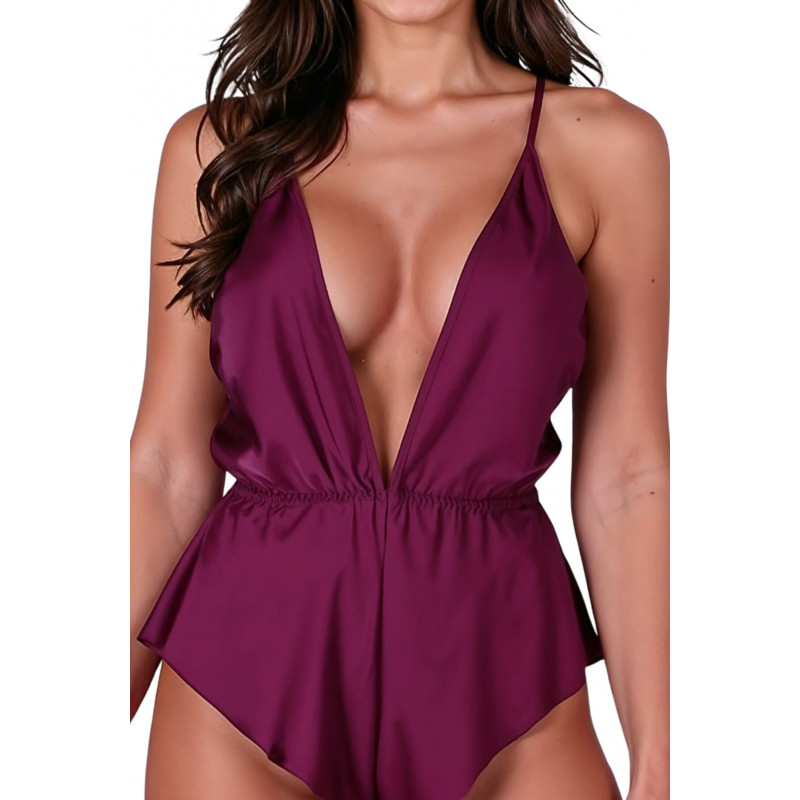 Боді Passion SENSIE BODY plum S - деталі крою та швів