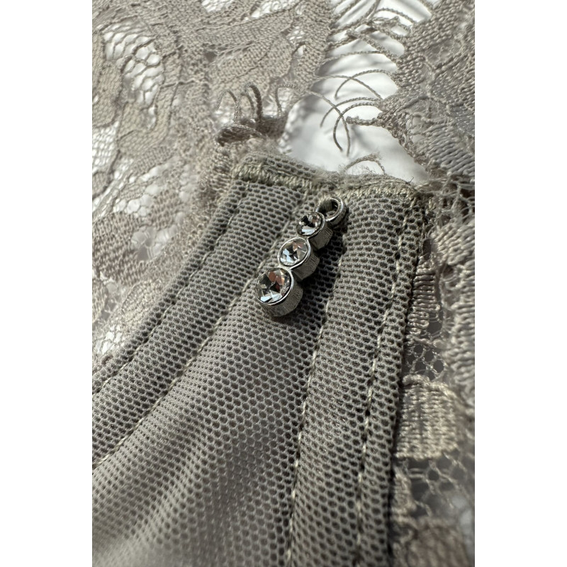 Розмір XL боді Passion ZOVEL BODY light grey - вказівка розміру