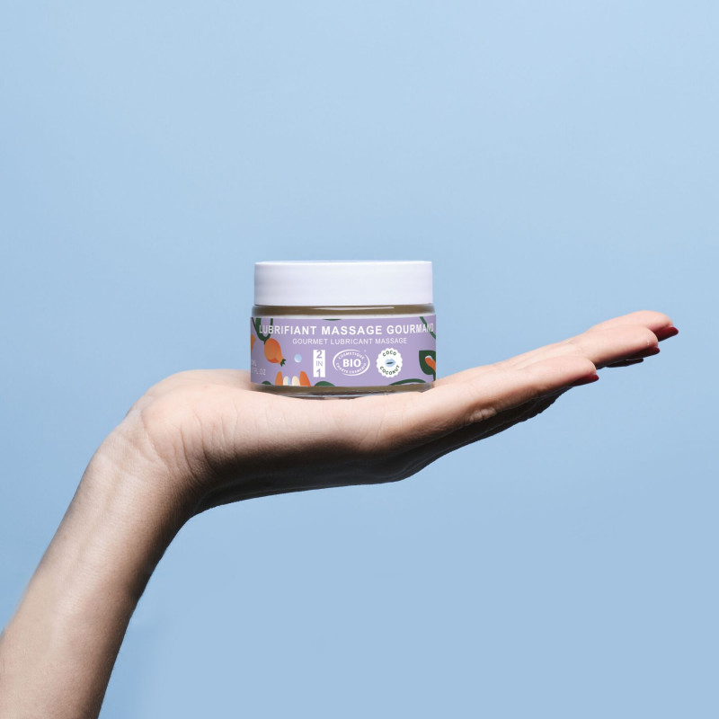 Застосування масажної олії-лубриканту Goliate Couple Gourmand Coco 50 мл для ніжного догляду