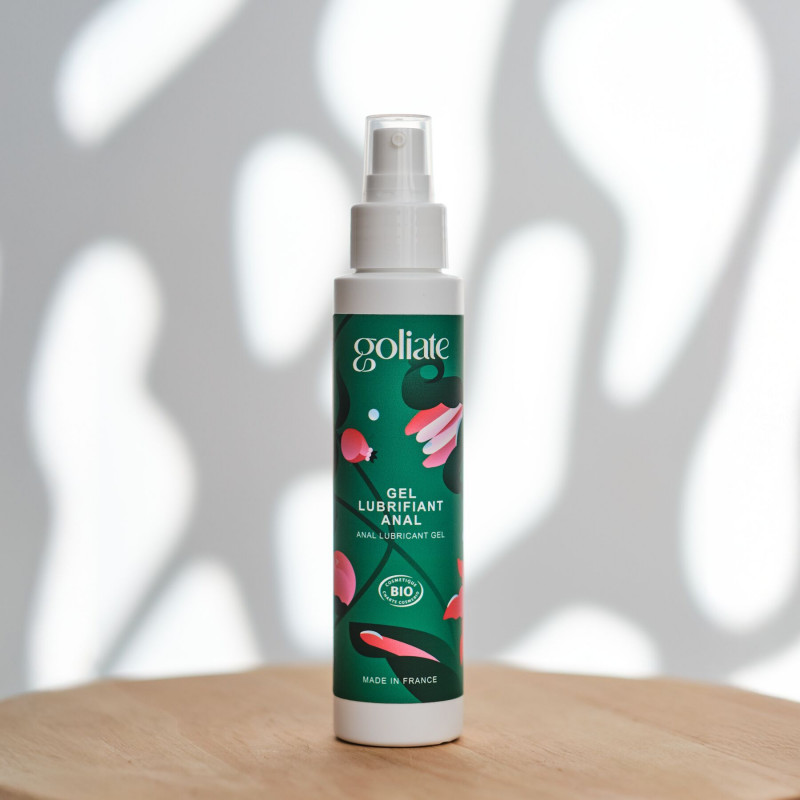 Анальний лубрикант Goliate Gel Lubrifiant Anal 100 мл, демонстрація текстури гелю