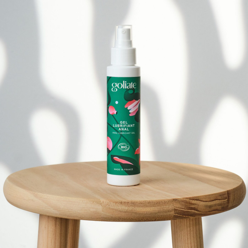 Анальний лубрикант Goliate Gel Lubrifiant Anal 100 мл, детальний вигляд на пляшечку
