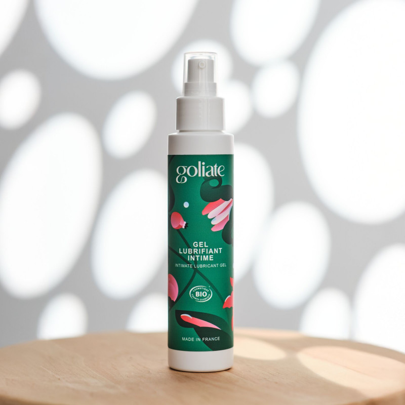 Текстура гель-лубриканту Goliate Gel Lubrifiant Intime 100 мл, що демонструє його шовковистість