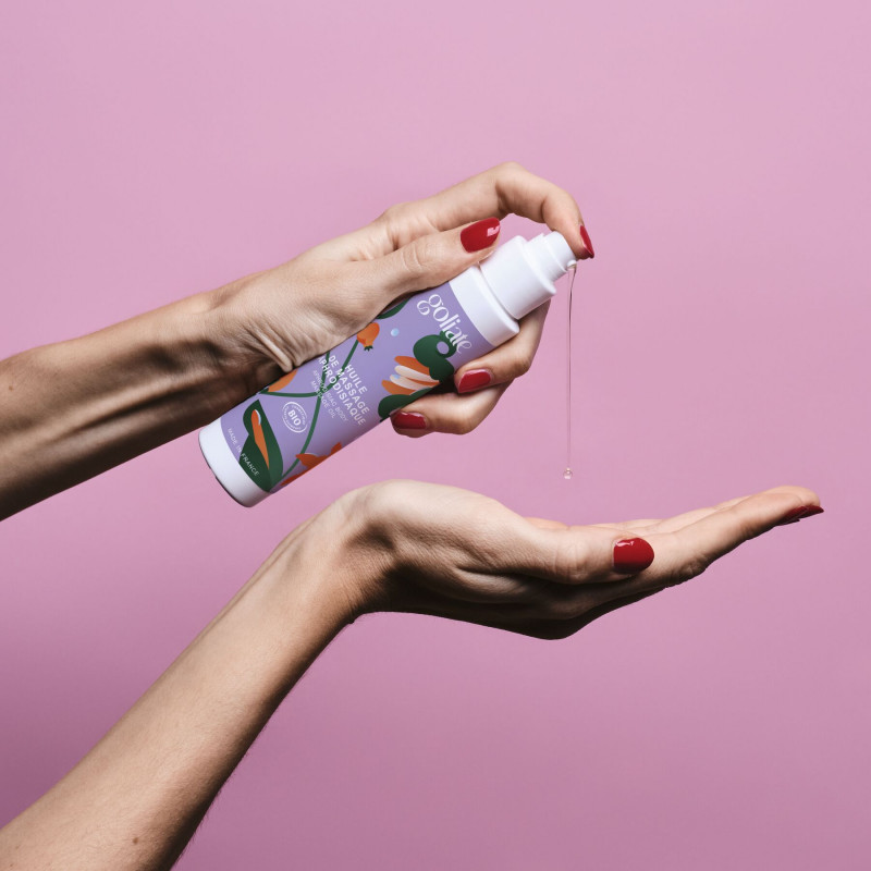 Зігріваючий ефект масажної олії Goliate Aphrodisiaque 100 мл, демонстрація