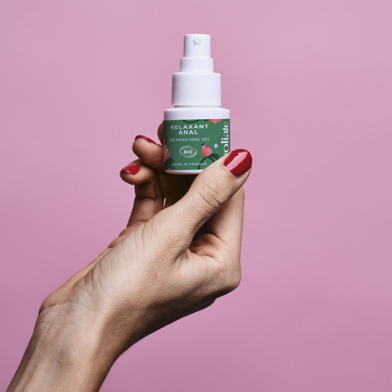 Детальний показ кришки пляшечки анального релаксанту Goliate Relaxant Anal 30 мл