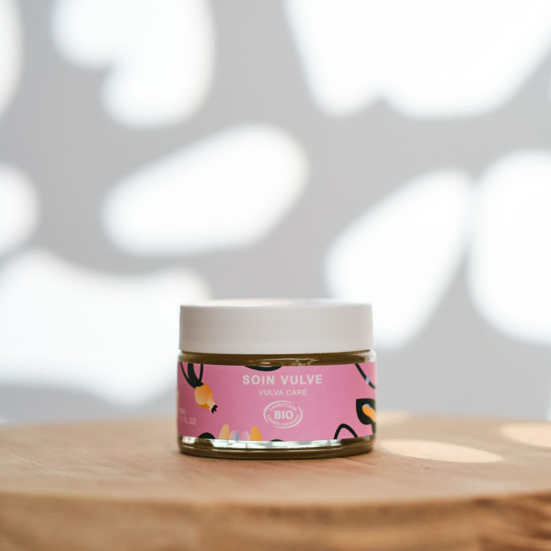 Бальзам для вульвы Goliate Soin Vulve 15 мл, успокаивающий, вид сбоку