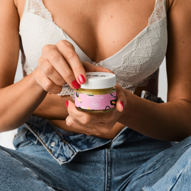 Бальзам для вульвы Goliate Soin Vulve 15 мл, успокаивающий, нанесение на кожу