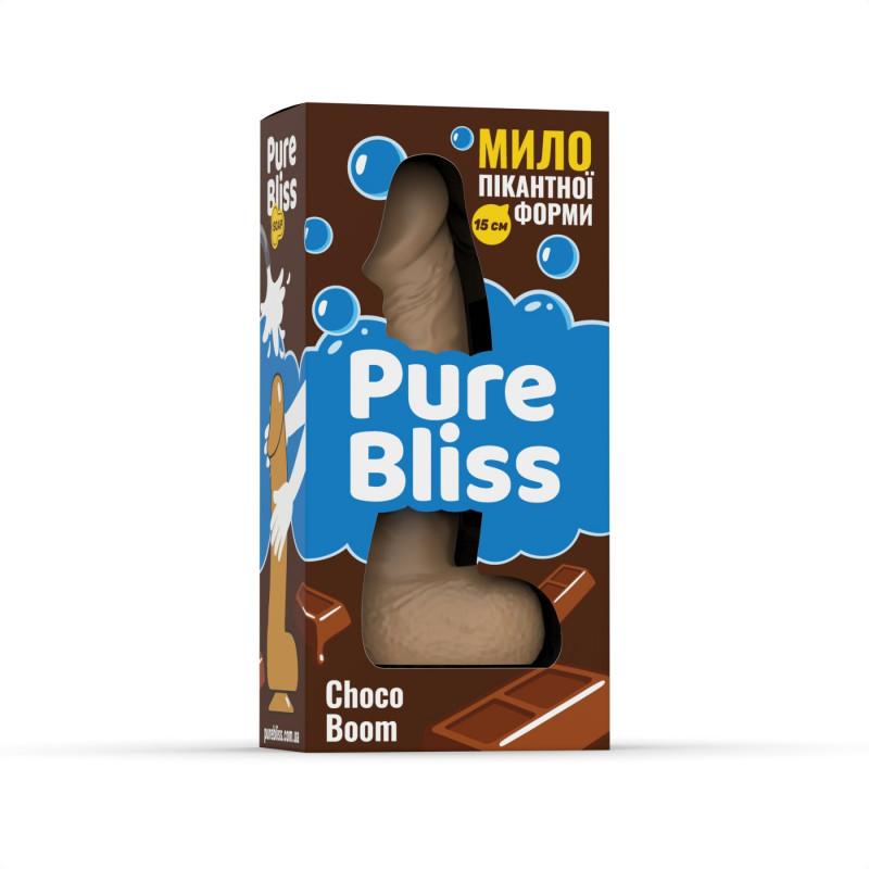 Ароматне мило Pure Bliss Brown Choco Boom (Шоколад) 15 см - зблизька, видно деталі композиції