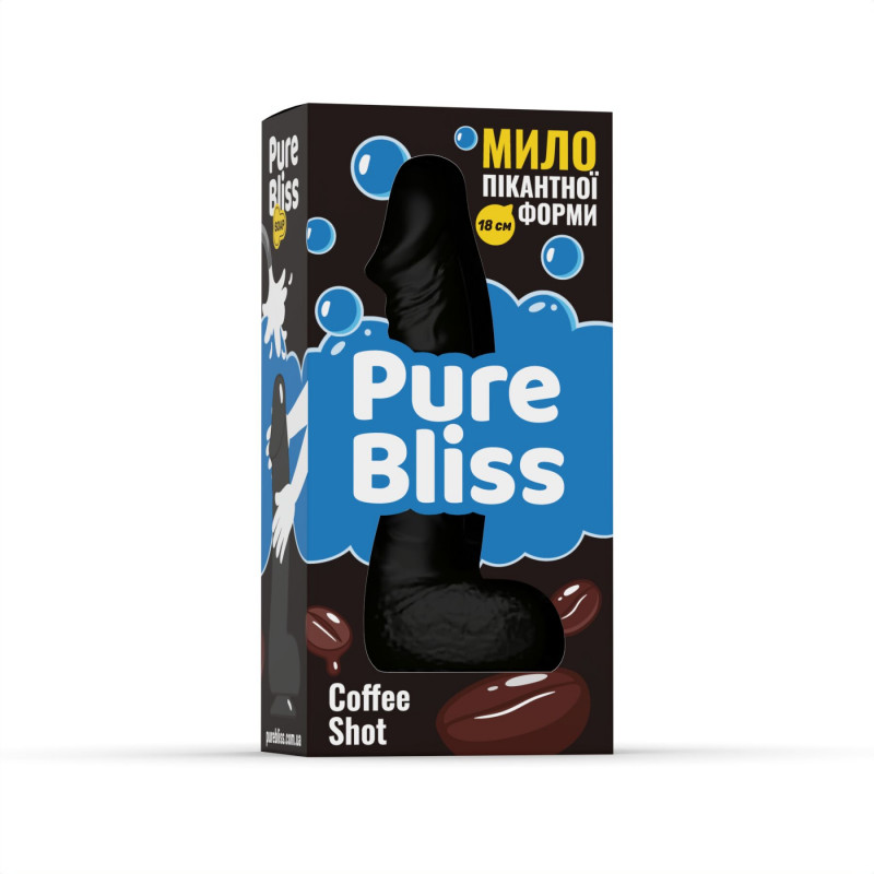 Деталі упаковки мила Pure Bliss Black Coffee Shot (Кава)