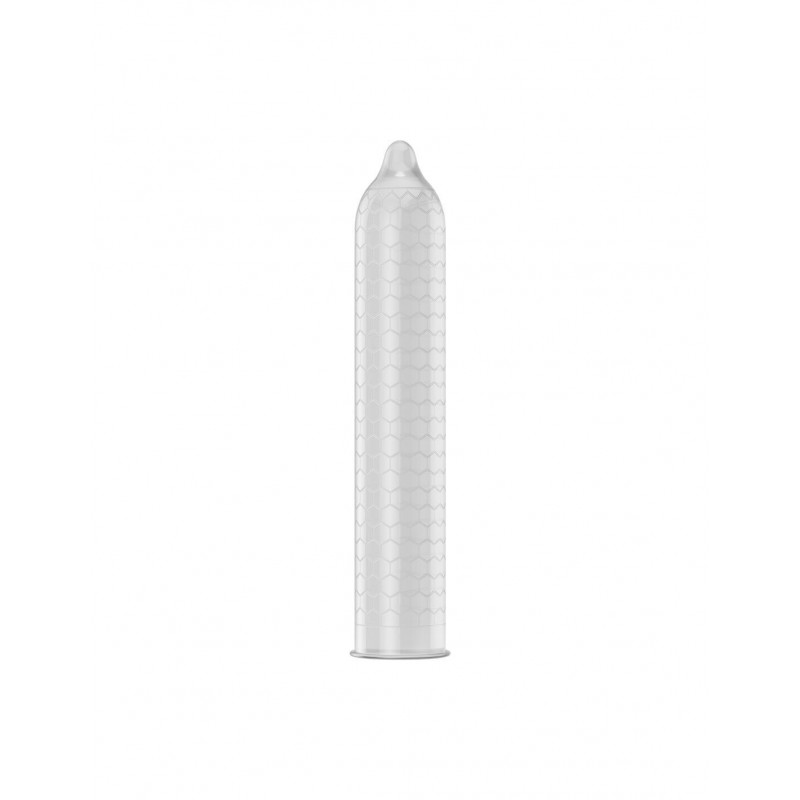 Розгорнута упаковка LELO HEX Condoms Organic 12 Pack, вміст