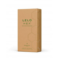 Презервативи LELO HEX Condoms Organic 12 Pack, тонкі та суперміцні (м'ята)