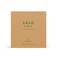 Презервативы LELO HEX Condoms Organic 36 шт, тонкие, суперпрочные