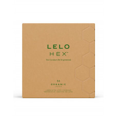 Презервативи LELO HEX Organic 36 шт, тонкі, суперміцні — Keks-Hub