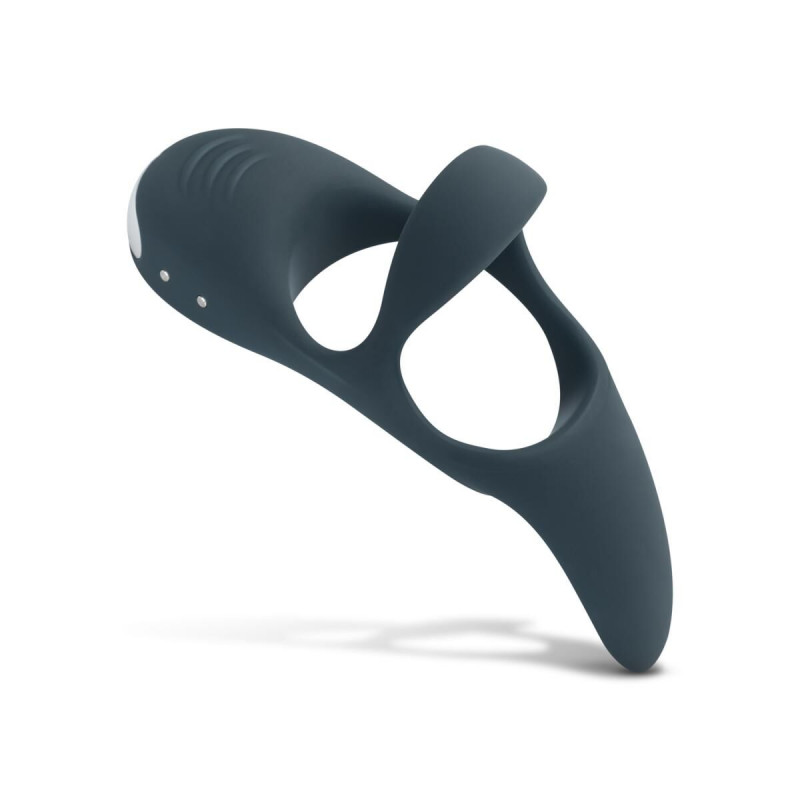 Ерекційне кільце Boners Triple Cockring - вид збоку, демонстрація потрійної конструкції