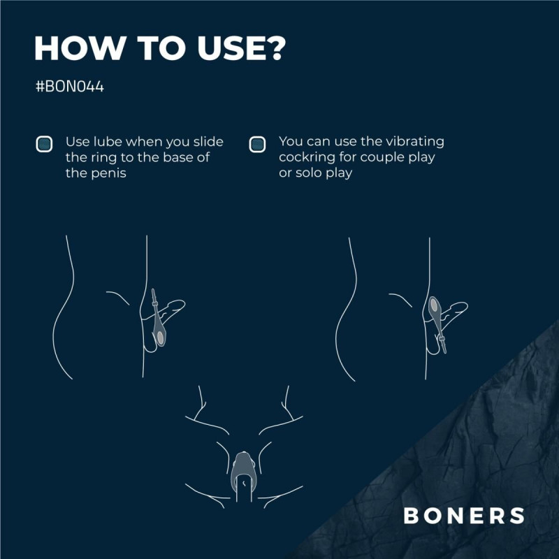 Ерекційне кільце Boners Adjustable - з різних ракурсів