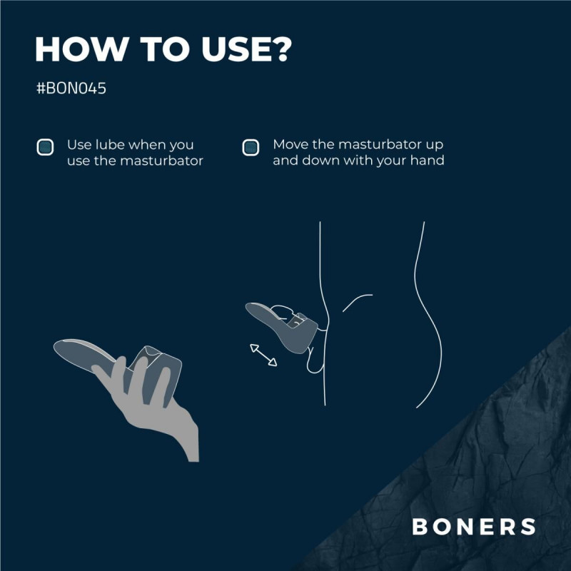 Електричний мастурбатор Boners Electric – загальний вигляд в дії