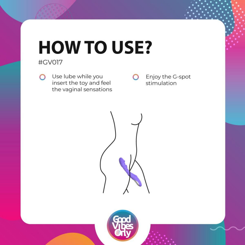 Деталізація кінчика вібратора-ділдо Good Vibes Only Flax, рожевий