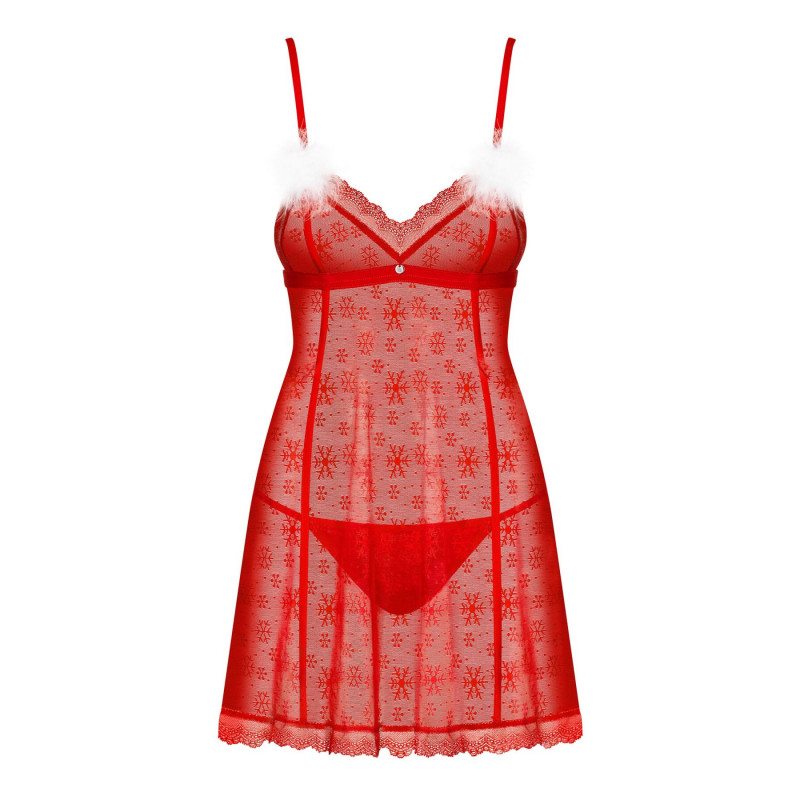 Текстура тканини червоної сорочки Obsessive Claussica S/M