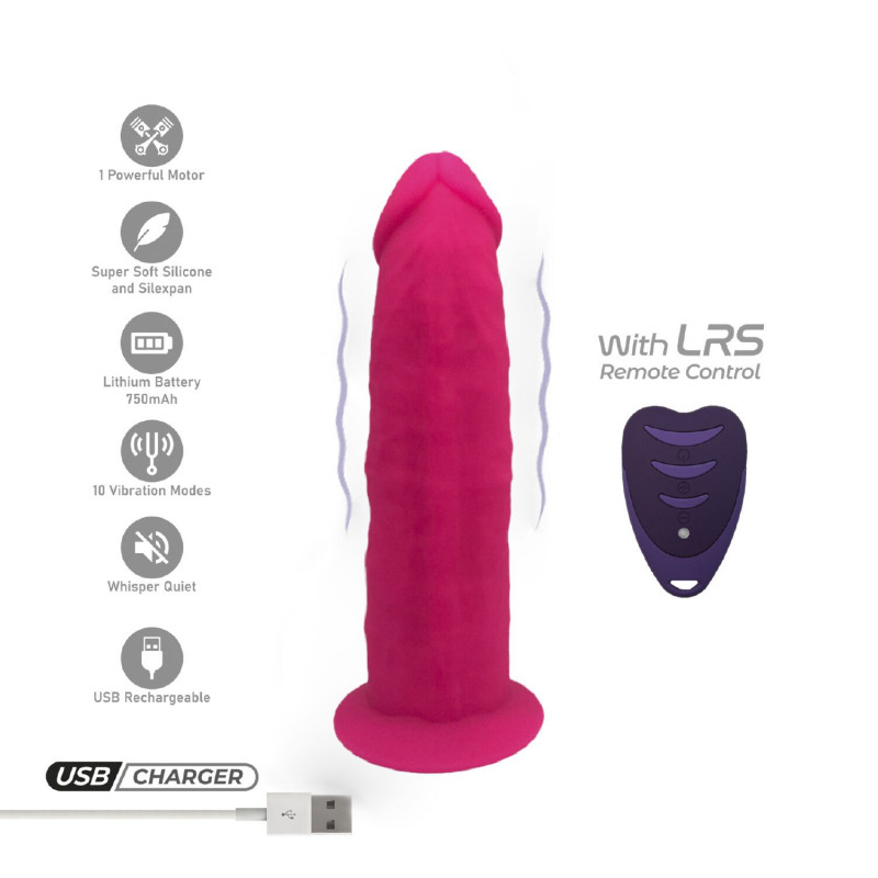 Фалоімітатор SilexD Henry Vibro Pink - використання з лубрикантом LRS