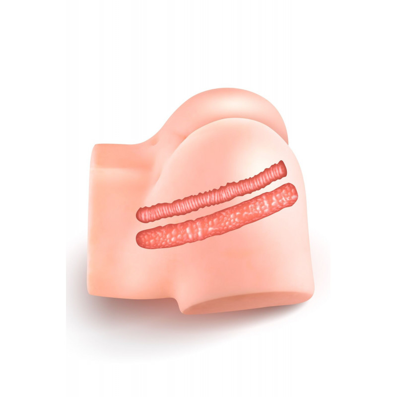 Матеріал мастурбатора Real Body Nina, м'який на дотик, гіпоалергенний