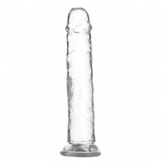Фалоімітатор ADDICTION Vertical Dong 9″ прозорий з присоскою, віброкуля в подарунок
