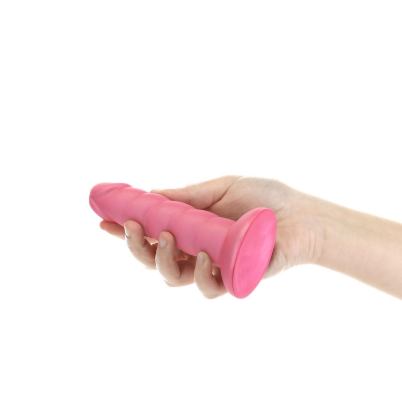 Фаллоимитатор Addiction Unicorn Dildo 5.5” Pink, текстура материала, реалистичный