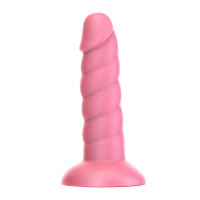 Фалоімітатор ADDICTION Unicorn Dildo 5.5” Pink з віброкулею