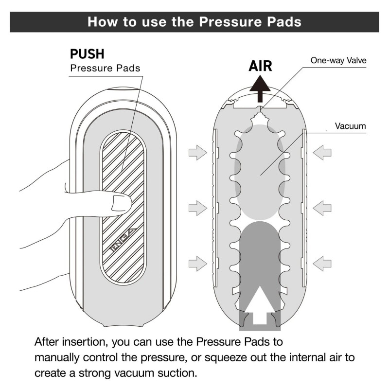 Мастурбатор Tenga Flip Zero Gravity Electronic Vibration White - демонстрація роботи вібрації (ілюстрація)