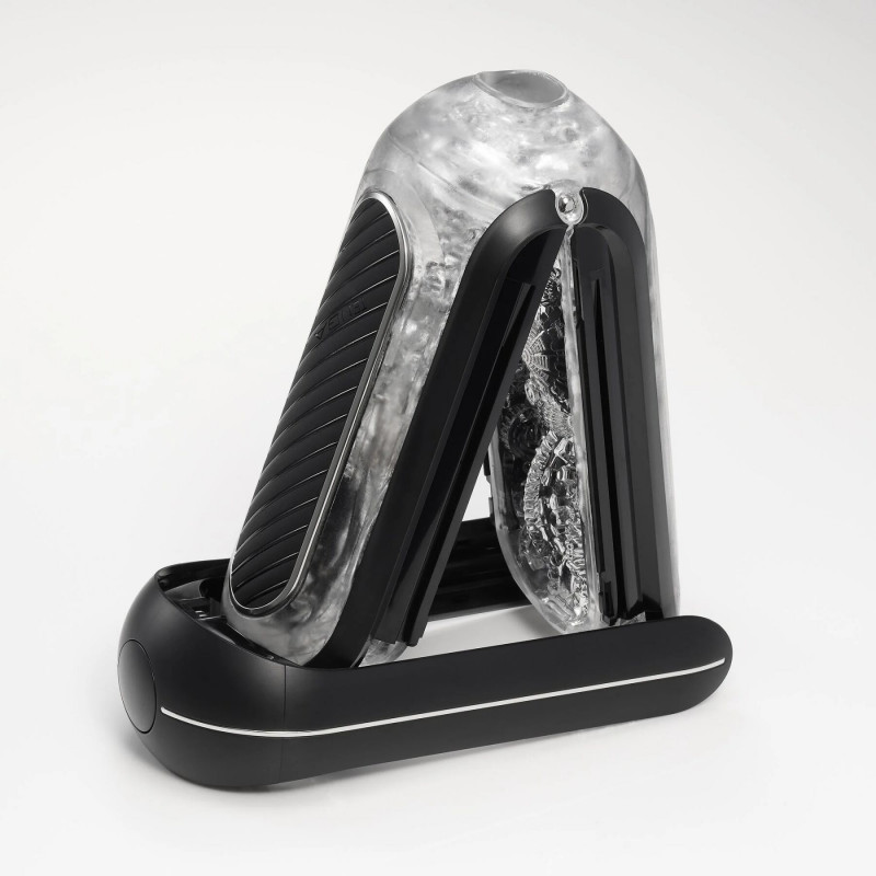 Мастурбатор Tenga Flip Zero Gravity збоку, демонструє футуристичний дизайн